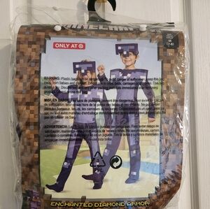 Minecraft Halloween Costume Enchanted Diamond Armor Size 7-8
